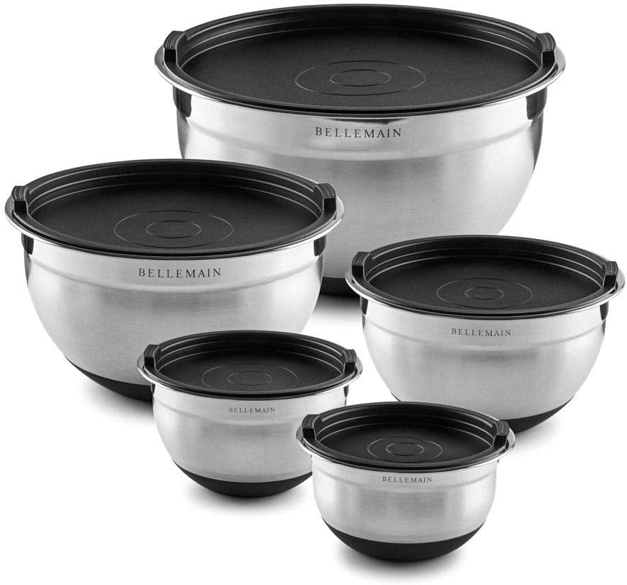 Bellemain Stainless Steel Mixing Bowls, Set of 4 - Thumbnail 2