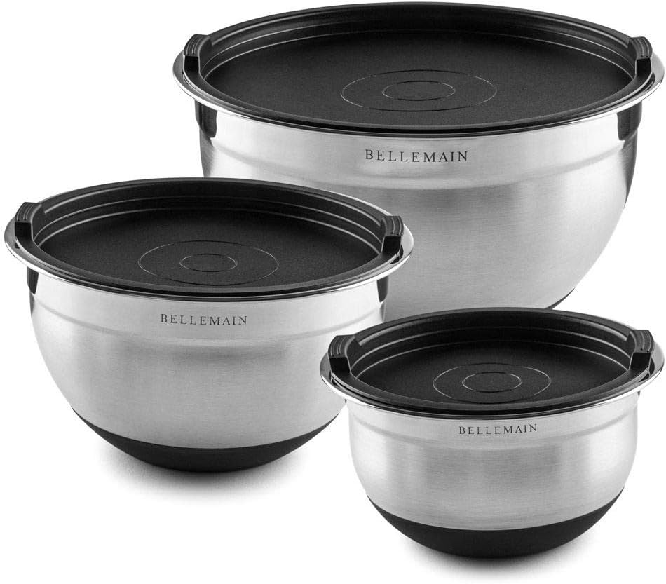 Bellemain Stainless Steel Mixing Bowls, Set of 4 - Thumbnail 3